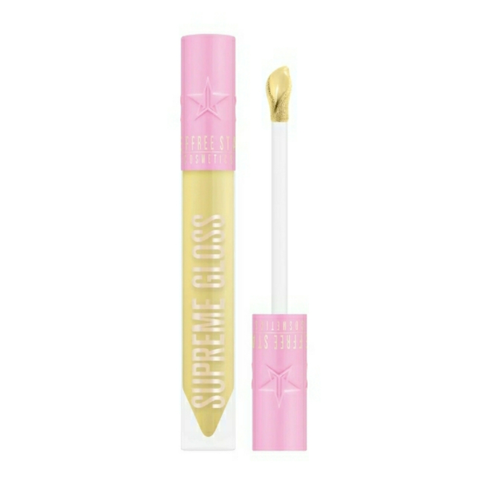 Jeffree Star Supreme Gloss Lip Yellow Urethra Rose Tip 💛 NEW
